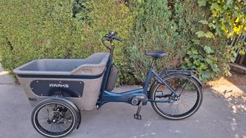 Prachtige nieuwe raaks bakfiets te koop beschikbaar voor biedingen