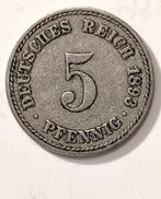 Munt Duitsland 5 Pfennig 1893 A, Ophalen of Verzenden, Duitsland, Losse munt
