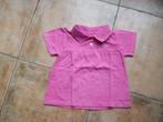 Roze polo, maat 80, Kinderen en Baby's, Babykleding | Maat 80, Ophalen of Verzenden, Gebruikt