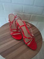 Rode sandalen met hoge hakken maat 39, Kleding | Dames, Schoenen, Ophalen, Zo goed als nieuw, Pumps