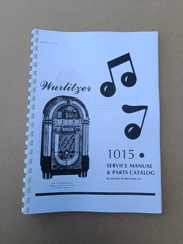 Service Manual: Wurlitzer 1015 (1946) jukebox nieuw !!   beschikbaar voor biedingen