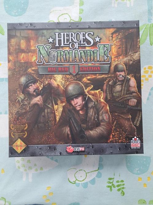 Heroes of Normandie - Big Red 1 Edition + Uitbreidingen, Hobby en Vrije tijd, Gezelschapsspellen | Bordspellen, Zo goed als nieuw