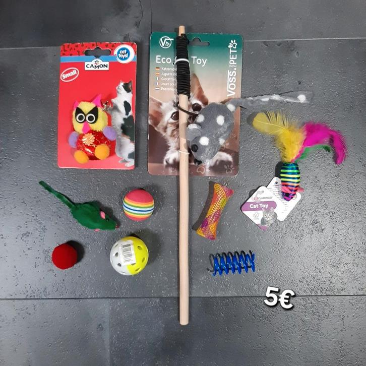 Kattenspeelgoed set nr 4, Dieren en Toebehoren, Kattenspeelgoed, Nieuw, Ophalen of Verzenden