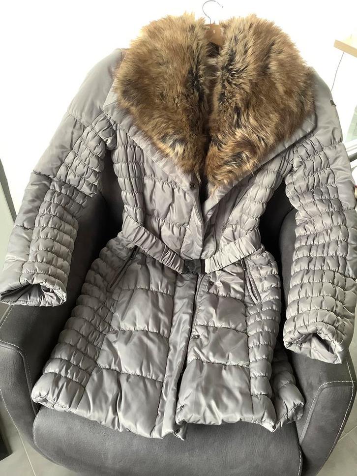 Geklede Italiaanse dames jas GAUDI JEANS slim fit 44 grijs., Vêtements | Femmes, Vestes | Hiver, Comme neuf, Taille 38/40 (M)