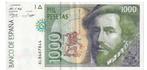 Espagne, 1000 pesetas, 1992, XF, Timbres & Monnaies, Billets de banque | Europe | Billets non-euro, Envoi, Billets en vrac, Autres pays