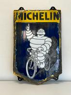 MICHELIN emaille reclamebord, Ophalen of Verzenden, Gebruikt, Reclamebord