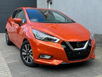 NISSAN MICRA 0.9i BENZINE 2017 MET 12000 KM GARANTIE NAVI-AC beschikbaar voor biedingen