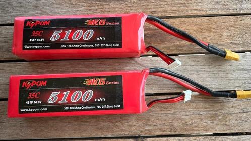 Batteries Lipo, Hobby en Vrije tijd, Modelbouw | Radiografisch | Vliegtuigen, Gebruikt, Ophalen