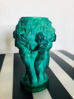 Art Deco - Jade Vaasje, Antiek en Kunst, Ophalen of Verzenden