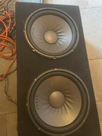 woofer + versterker, Auto diversen, Autospeakers, Ophalen, Zo goed als nieuw