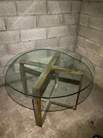 Table ronde en verre ligne Roset, Glas, 100 tot 150 cm, Rond, Gebruikt