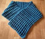 Handgemaakte sjaal omslagdoek kabel gehaakt crochet, Envoi, Écharpe