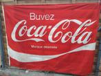 Coca Cola - grote nylon vlag met bevestigingsogen, Verzamelen, Gebruikt, Ophalen of Verzenden