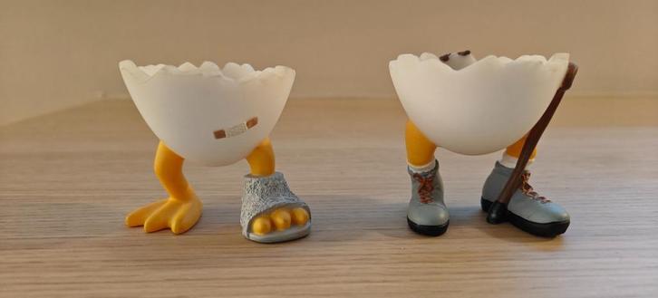 Eierdopjes 3€/st  eendjes casablanca, Huis en Inrichting, Keuken | Servies, Zo goed als nieuw, Overige typen, Overige stijlen