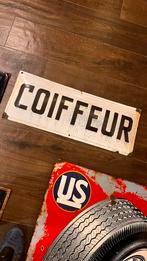 Plaque emailee coiffeur ancienne, Enlèvement ou Envoi, Comme neuf