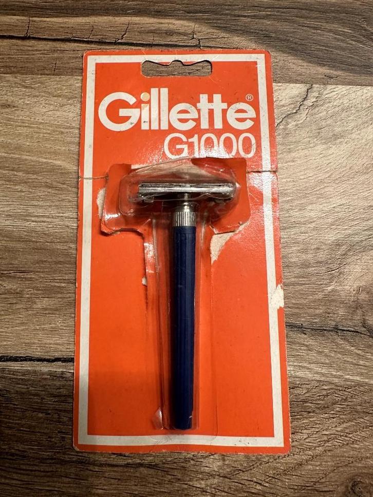 Gilette G1000 scheermes, Handtassen en Accessoires, Uiterlijk | Gezichtsverzorging, Zo goed als nieuw, Verzorging, Gehele gezicht