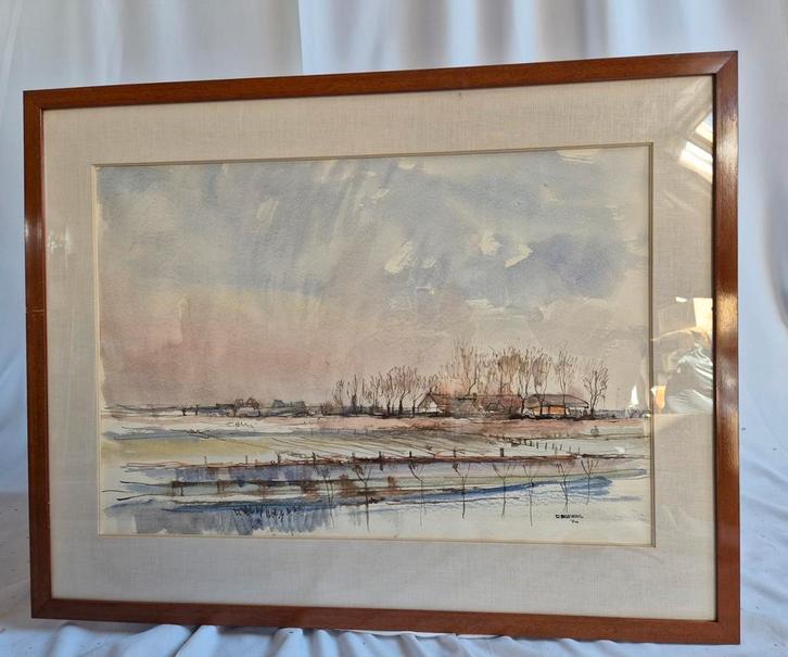 Grote aquarel – Roger Baeyens (1970)

Winter landschap, Antiek en Kunst, Kunst | Schilderijen | Klassiek, Ophalen