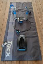 Tacx Satori fietstrainer + voorwielsteun + mat, Ophalen, Gebruikt