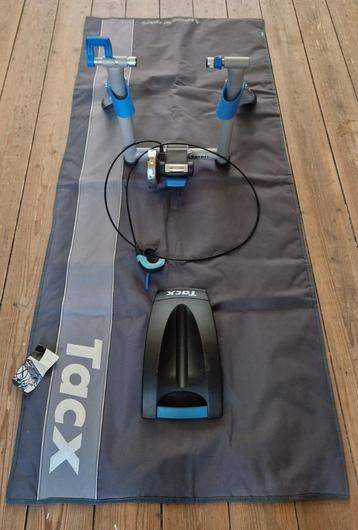 Tacx Satori fietstrainer + voorwielsteun + mat beschikbaar voor biedingen