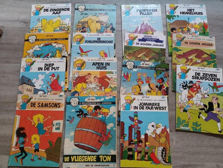Strips Jommeke, Boeken, Stripverhalen, Gelezen, Meerdere stripboeken, Ophalen of Verzenden
