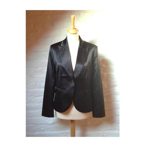 Veste noire en satin Naughty - Taille UK 10 38 - Neuve, Vêtements | Femmes, Vestes & Costumes, Neuf, Noir, Enlèvement ou Envoi