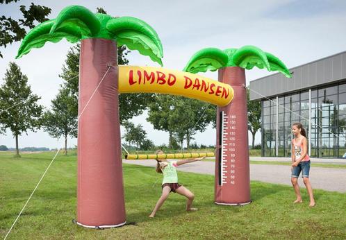 TE KOOP: Springkasteel : Limbo Dansen, Hobby en Vrije tijd, Feestartikelen | Verhuur, Zo goed als nieuw, Ophalen