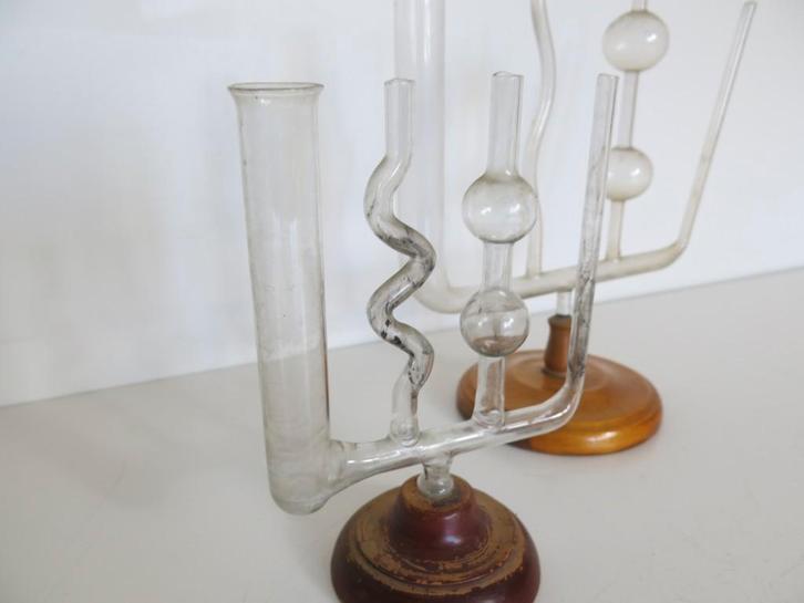 fysica didactische demonstratiemodellen houten voet, Antiek en Kunst, Antiek | Gereedschap en Instrumenten, Ophalen of Verzenden