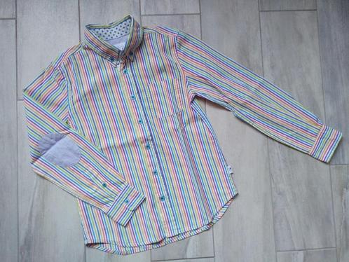 ★ M128 - Hemd bleu bay colors, Kinderen en Baby's, Kinderkleding | Maat 128, Zo goed als nieuw, Jongen, Overhemd of Blouse, Ophalen of Verzenden