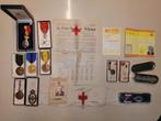 BELGIQUE - CROIX ROUGE - MEDAILLES + DIVERS - 1944 1970, Collections, Enlèvement ou Envoi, Autres, Ruban, Médaille ou Ailes