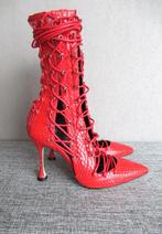 Nieuwe Liudmila laarzen in rood slangenleder, mt 37, Liudmila, Rouge, Envoi, Neuf