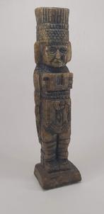 Toletec Warrior Sculptuur (Maya) Mythologie, Antiek en Kunst, Curiosa en Brocante, Ophalen