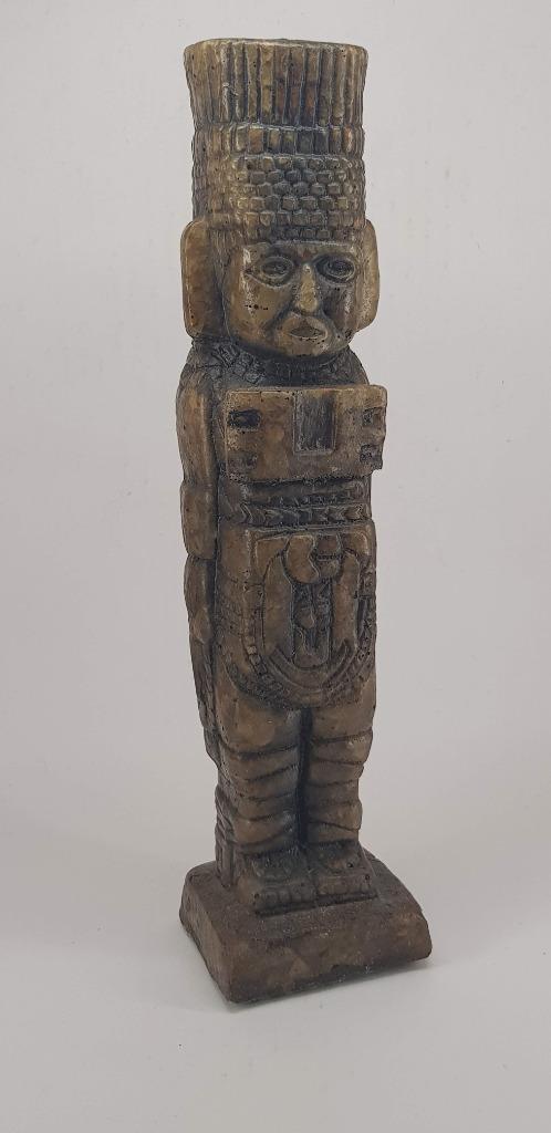Toletec Warrior Sculptuur (Maya) Mythologie, Antiquités & Art, Curiosités & Brocante, Enlèvement