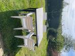 Table de jardin et chaises Alibert, Comme neuf, Rectangulaire, Autres matériaux, Enlèvement ou Envoi