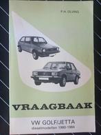 Vraagbaak Volkswagen Vw Golf Jetta Olving 1980/1984, Auto diversen, Handleidingen en Instructieboekjes, Ophalen of Verzenden