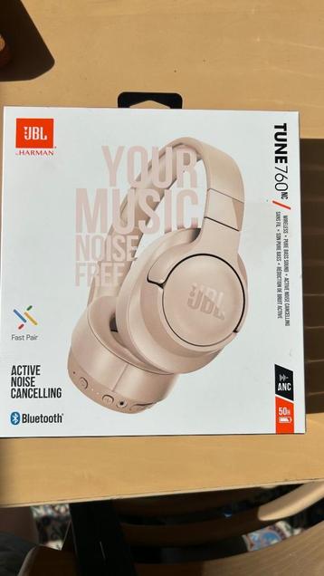 Hoofdtelefoon JBL Tune 760NC lichtroze nieuw beschikbaar voor biedingen