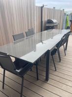 Tuintafel windsor, Ophalen, Gebruikt, Rechthoekig, Aluminium