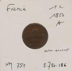 Munteenheid Frankrijk 1 centimes 1850 A met accent, Postzegels en Munten, Munten | Europa | Euromunten, Ophalen of Verzenden, Frankrijk