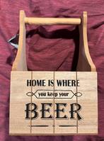 Pack cadeau bois pour 4 bières, avec décapsuleur Pack Noël, Collections, Marques de bière, Enlèvement ou Envoi, Neuf, Autres types