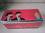 Blikken doos Kuifje en Jansen en Jansen, Verzamelen, Stripfiguren, Ophalen of Verzenden, Kuifje