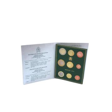 BU Vaticaan 2018 inclusief 5€ munt beschikbaar voor biedingen