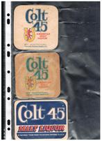 SOUS-VERRES À BIÈRE COLT 45, Collections, Envoi, Comme neuf, Sous-bock