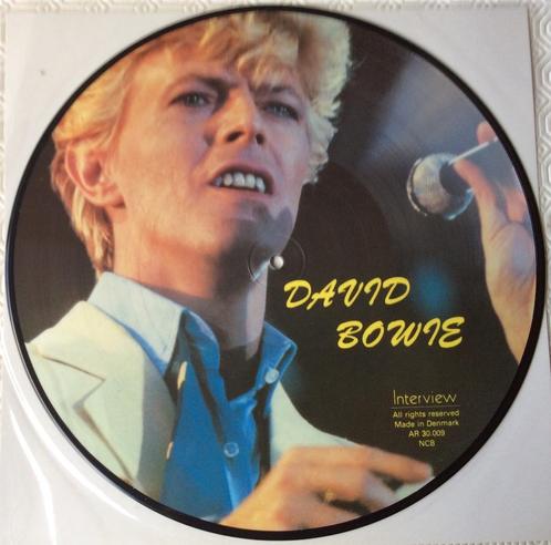 Disque illustré « Interview » de David Bowie, Danemark 1983, CD & DVD, Vinyles | Pop, Comme neuf, 1980 à 2000, 12 pouces, Enlèvement ou Envoi