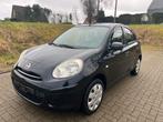 Nissan Micra/1.2 Benzine/115.000 km/2013/Euro5/Airco, Auto's, Nissan, Euro 5, Zwart, Elektrische ramen, Automaat