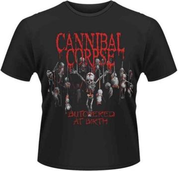 T-shirt. Band Thirts. Canibal Corps. Butchered at birth