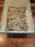 Lot de 25 crochets doubles en fer nickelé, Enlèvement ou Envoi