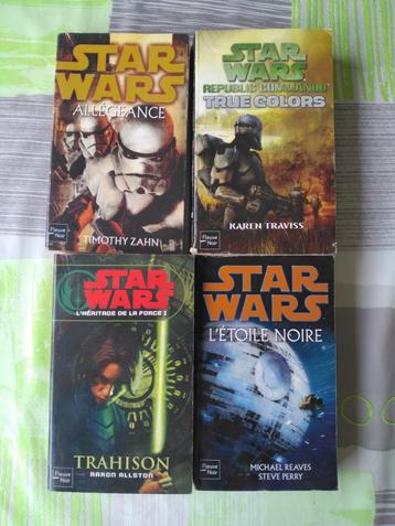 Star Wars 4 livres Fleuve Noir beschikbaar voor biedingen