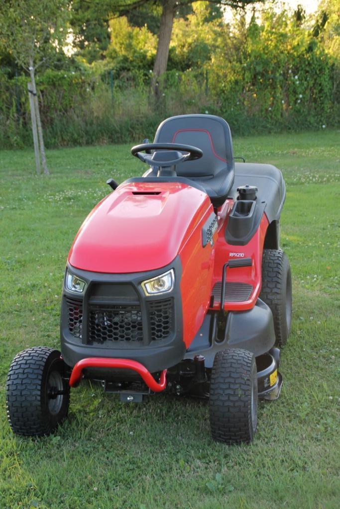 Zitmaaier Snapper RPX210, Tuin en Terras, Zitmaaiers, Zo goed als nieuw, 90 tot 120 cm, Elektrische starter, Mulchfunctie, Opvangbak