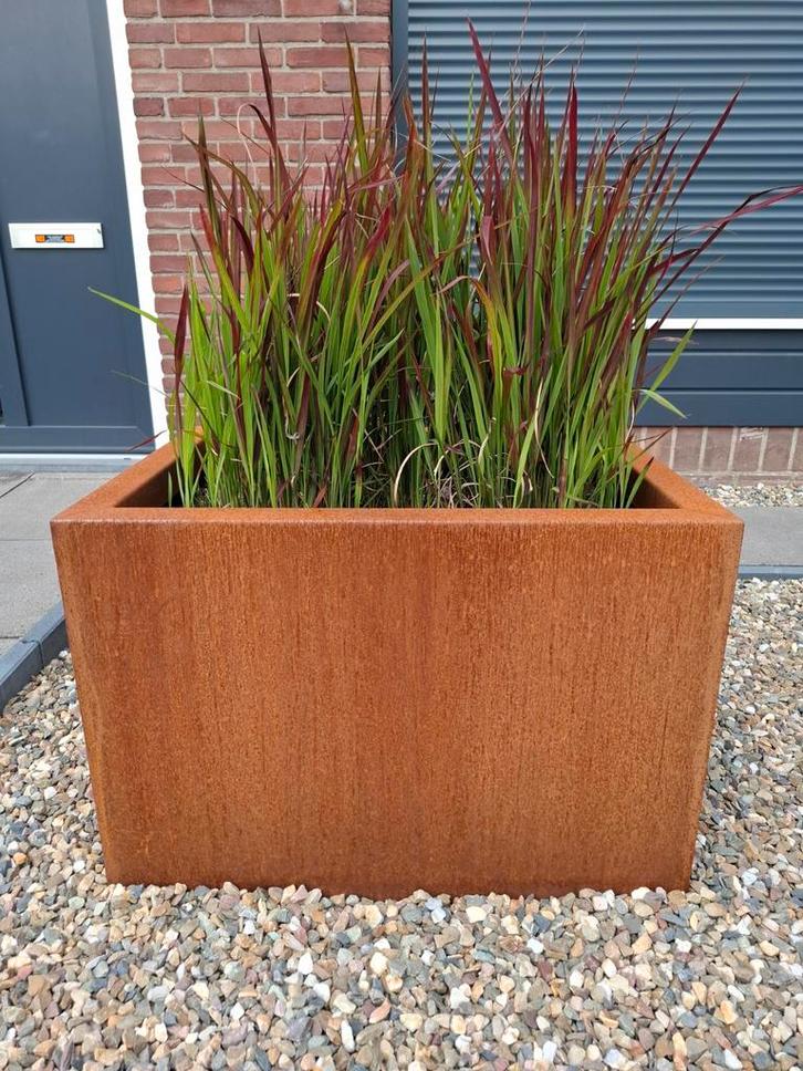 Cortenstaal bakken / opbergbakken, Tuin en Terras, Bergingen en Tuinkasten, Ophalen of Verzenden
