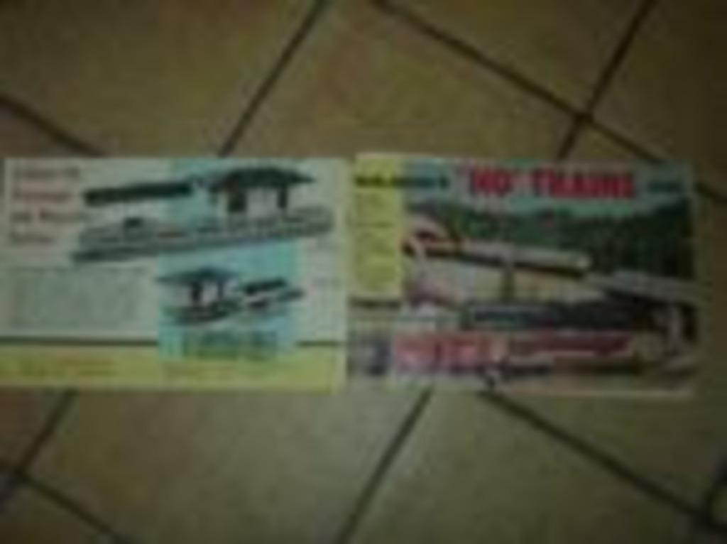 catalogue gilbert - ho trains 1956, Hobby & Loisirs créatifs, Trains miniatures | HO, Enlèvement ou Envoi, Utilisé