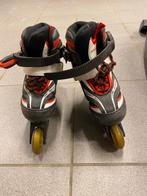 Skeelers zwart/rood, Sport en Fitness, Skeelers, Kinderen, Ophalen, Overige merken, Verstelbaar